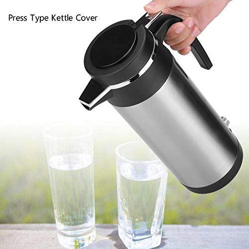 Car Travel Heating Mug, 1200ML Stainless Steel Car Electric Thermoses