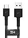 ZMI [3.3ft Black] Premium Braided USB C Cable for Samsung Galaxy S10/S10 Plus/10e /S9/S9+/S8/S8+/Note8/9, LG G5/G6/G7 ThinQ/V20/V30/Q8, HTC U11/U Ultra/10, USB Type C to USB A Fast Charger Cord