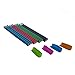 Pencil Grips Soft Gel Rubber Silicone Writing Aid for Left and Right Handed with a 12 Pencil Pack No 2 for Back to School