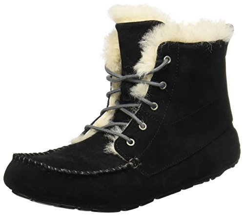 UGG Australia Women's Chickaree Black Suede Slipper 7 M US