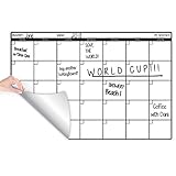 Writeyboard Restickable Dry Erase Monthly Scheduling Calendar for Wall 24 x 36