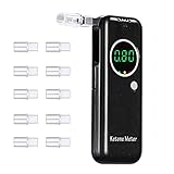 Ketone Meter, Digital Ketone Breath Analyzer, Portable Ketone Monitor, Ketosis Testing Kit with 5 Mouthpieces for Dietitian Testing