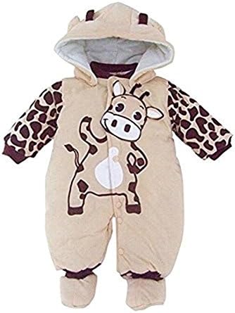 Newborn Baby Girls Boys Animal Style Rompers Fall Winter Playsuits Snowsuit (7-9 Months, 1)