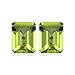 1.80-2.44 Cts of 7x5 mm AAA Emerald Peridot ( 2 pcs ) Loose Gemstones