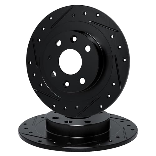 R1 Concepts Rear Brake Rotors For 1993-1994 Dodge Colt, Plymouth Colt; 1993-199…