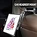 Tablet Holder for Car Headrest,Backseat Holder for Apple iPad Pro Mini Air, Samsung Galaxy Tab, (Black)