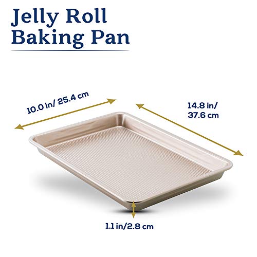 Nonstick Jelly Roll Baking Sheet Pan by Ultra Cuisine FoodSafe, Warp