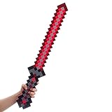 8 Bit Pixelated Foam RED Weapon Toy 30