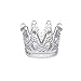 Mega Crafts 12 pcs Clear 3 Inch Diameter Crown Glassware Votive Tea Light Candle Holder, Home Décor, Wedding Bouquets & Receptions, Baby Showers, Event Planning, Table Centerpieces & Parties