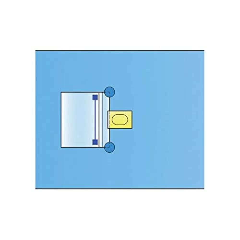 GIMA 23634 Non Woven Ophthalmic Surgery Drape, Sterile, 100 cm Length, 80 cm Width (Pack of 40)