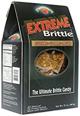 Brittle-Brittle Extreme Brittle Candy - Almonds Cashews Pecans - Made with Honey