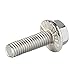 M6 x 25mm Flanged Hex Head Bolts Flange Hexagon Screws, Stainless Steel A2, DIN 6921, 25 PCS
