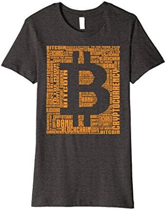 Womens Bitcoin Premium Tshirt Original Crypto Bitcoin Shirt Medium Dark Heather