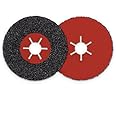 BHA Silicon Carbide Semi-Flexible Masonry and Coating Removal Sanding Disc, 4.5" x 7/8" - 5 Pack (16 Grit)