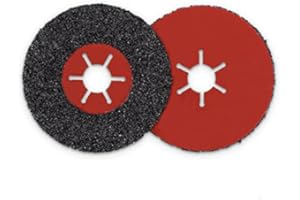 BHA Silicon Carbide Semi-Flexible Masonry and Coating Removal Sanding Disc, 4.5" x 7/8" - 5 Pack (16 Grit)