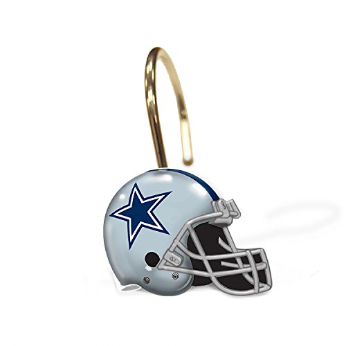 DALLAS COWBOYS NFL SHOWER CURTAIN RINGS
