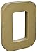 Darice 2861-O Paper Mache Letter 12Inx1.5In