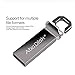 AbaDisk 128GB USB 2.0 Flash Drives Mini Key Chain Designed Pen drives Waterproof Metal USB Disk