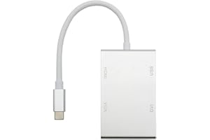 axGear USB-C to HDMI/DVI/VGA External Graphics Video Card Adapter USB 3.0 4K x 2K