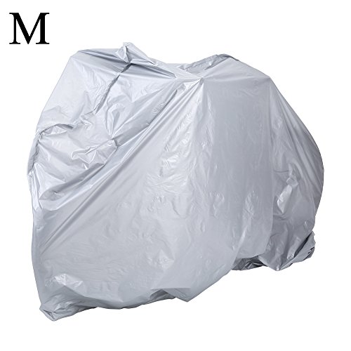 VGEBY1 Bike Cover, Waterproof Bicycle Covers Windproof Dustproof and Rainproof Outdoor Bike Rain Cover for Mountain Road Bike(M)