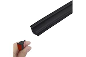Flexible Wall Corner Molding Trim, 5M/16.4FT Long Self Adhesive Caulk Strip Peel and Stick Trim for Cabinet Edge, Tile Edge, 
