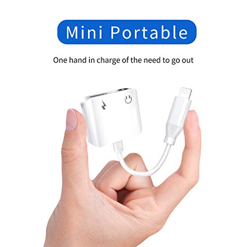 image for Ambrrhty Headphone Jack Adapter for iPhone X 3.5mm Headphone Jack Adap