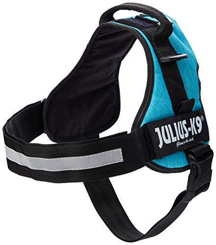 JULIUS K-9 K9 Powergeschirr, Größe: 2XL/3, Ozean - Sackstoff