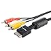 Insten Replacement Playstation PS3 AV Cable Compatible For Playstation PS3 / PS2 / PS1 / PS3 Slim (6FT) primary