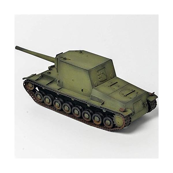 XHH Panzer-Militärpanzer-Modell, sowjetisches SU-100Y-Pistolenharzmodell im Maßstab 1:72, Kinderspielzeug und -Geschenke… – Bild 5