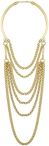 Karine Sultan Elia Multi Layered Women's Chain Necklace