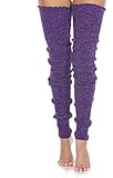 Foot Traffic - Super Long Leg Warmers, Purple
