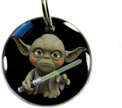 ID4Pet Pet id tag Dog Tag cat tag Personalized with Your pet info (Small 1.00")