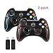 EasySMX 2.4G Wireless Controller for PS3, PC Gamepads with Vibration Fire Button Range up to 10m Support PC (Windows XP/7/8/8.1/10), PS3, Android, Vista, TV Box Portable Gaming Joystick (2 Pack)thumb 1