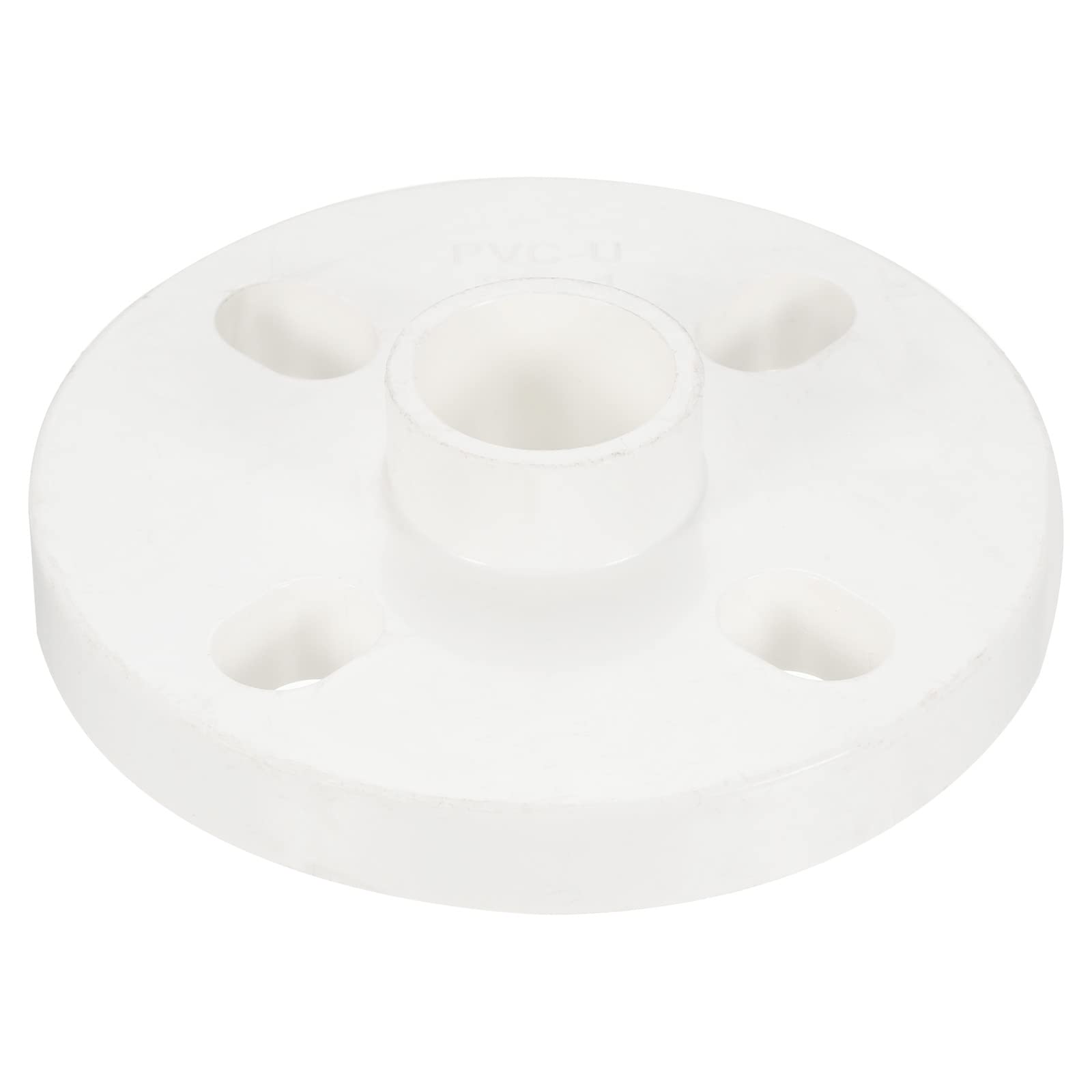 PATIKIL 25mm/1 Inch PVC Pipe Fitting, Flange Pipe Socket Coupling Connector for 25mm OD Pipe Connect, White