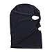 YiZYiF Black Eyes & Mouth Holes Blindfold Hoods Head Mask Zentai Costumes for Female Male Eyes & Mouth Holes Black
