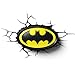 3DLightFX Warner Bros DC Comics Batman Emblem Logo 3D Deco Light