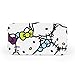Hello Kitty Faux Leather Flat Hinge Wallet : Muti Color Faces