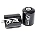 Krator Black Bar Ends Logo Hand Grip Handlebar End Caps For 2003-2012 Kawasaki ZX6R-636