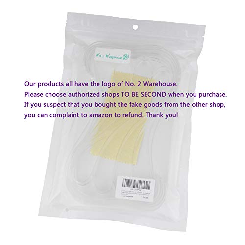 No.2 Warehouse Pack of 10 Acrylic Sandal Shoe Store Display Stand Forms Inserts + a Piece of Clean Cloth