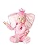 Lil Characters Unisex-Baby Infant Pink Elephant Costume, Pink, Medium