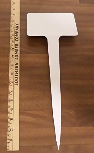 5 Qty 17" x 6" EASY READ TILT HEAVY DUTY PLASTIC PLANT STAKE LABELS INCH EZ