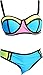 Ababalaya Mommy and Me Matching Family Swimsuits Mother and daughter Bikini Bathing Suit Beachwear Sets, 6601, 7-9