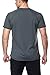 Charmo Mens Sun Protection Swim Shirts Rash Guard Swim Tee Short Sleeve Swimwear