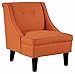 Ashley Furniture Signature Design - Clarinda Accent Chair - Wingback - Modern - Orange