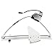 Rear Right Side Power Window Motor and Regulator Assembly Replacement Compatible with 2001 2002 2003 2004 Jeep Grand Cherokee