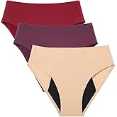 Mordlanka Period Underwear for Women Heavy Flow High Waisted Menstrual Panties with 55ml High Absorbency
