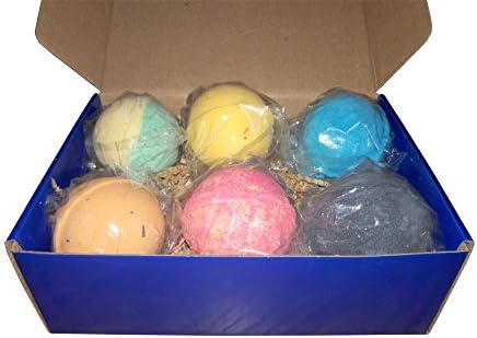 Boys Bath Bombs Set by Blissique - 6 (5 oz) Lush Bath Bombs for Boys - Fruity, Fizzy Fun! - BOY-APPROVED Gift - Handmade in the USA - Bath Fizzies - FIZZ POP POW!