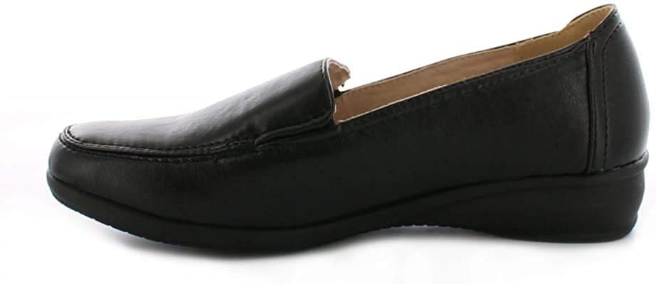 Dr Keller Womens Ladies Sally Wedged Heeled Slip On Comfort Casual Shoes