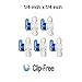 Malida 1/4 inch O.D. Tube Water Line Quick Connector Ball Valve, Tube Fitting for RO Systems, Purifiers, Filters - Pack of 5