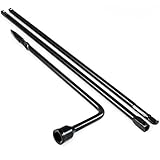 Red Hound Auto 2002-2009 Compatible with Chevy Trailblazer Lug Wrench New Tire Tool Replacement Kit for Spare Jack